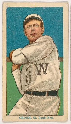 Bob Groom, St. Louis, from Coupon Cigarettes Baseball Issue, 1914-1916