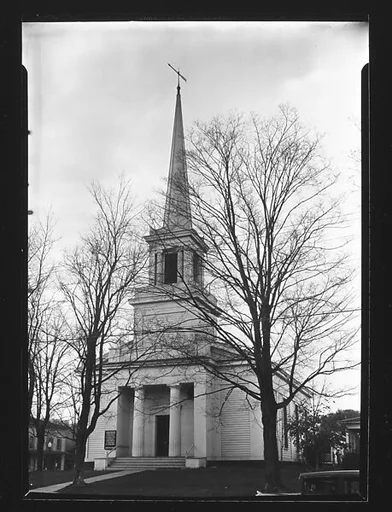 [Church with Ionic Capitals in Belltower]