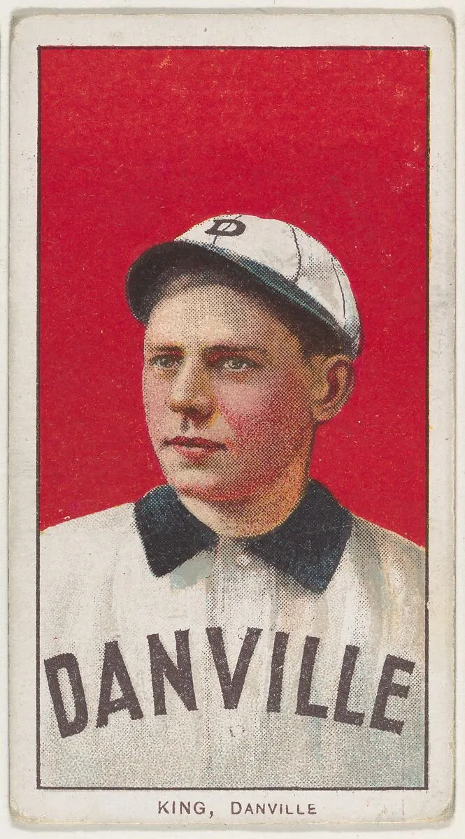 King, Danville, Virginia League, from the White Border series (T206) for the American Tobacco Company — American Tobacco Company