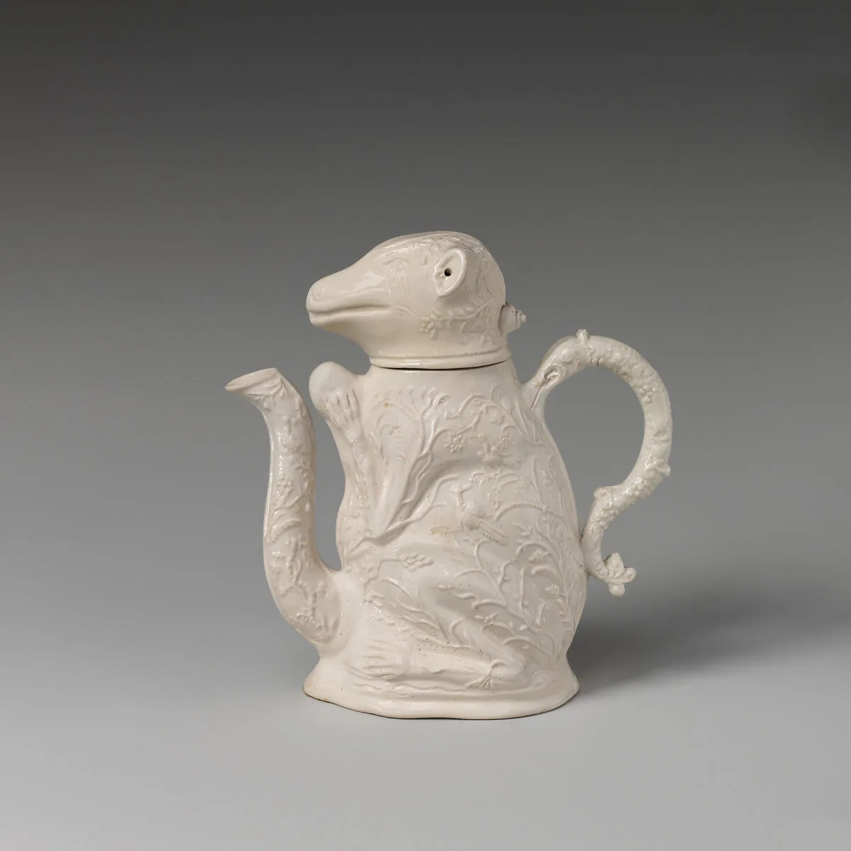 Teapot in the form of a monkey — Unknown