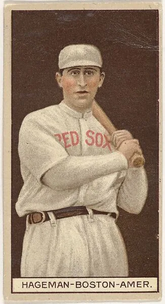 Casey Hageman, Boston, American League, from the Brown Background series (T207) for the American Tobacco Company — American Tobacco Company