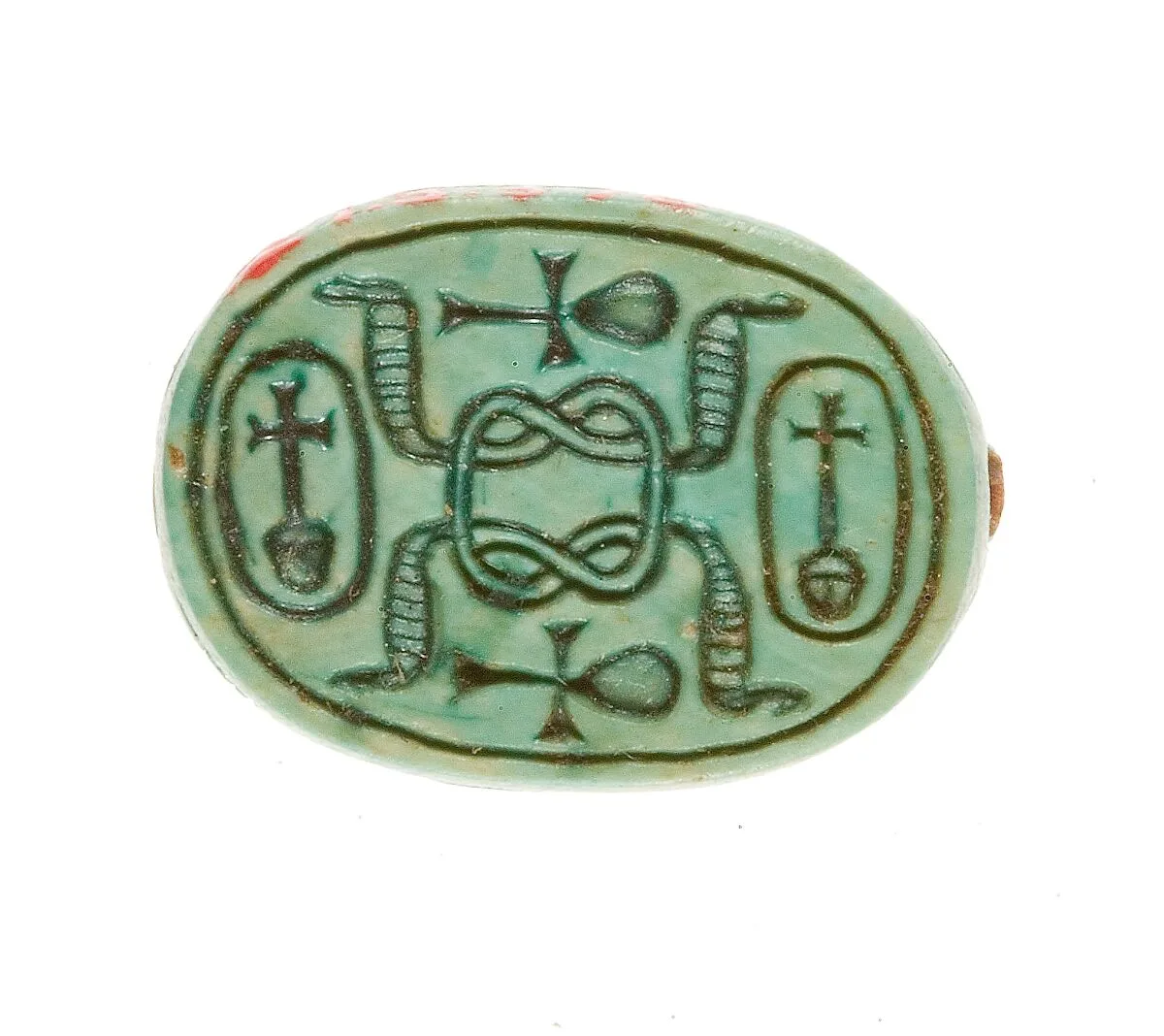 Scarab Inscribed with a Hieroglyphic Motif — Unknown