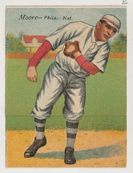 Moore, Philadelphia, National League, from the Mecca Double Folder series (T201) — Mecca Cigarettes