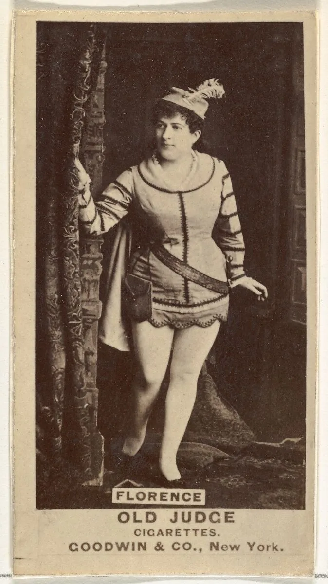 Florence, from the Actors and Actresses series (N171) for Old Judge Cigarettes — Goodwin & Company