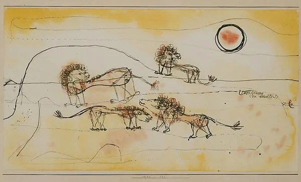 A Pride of Lions (Take Note!) — Paul Klee