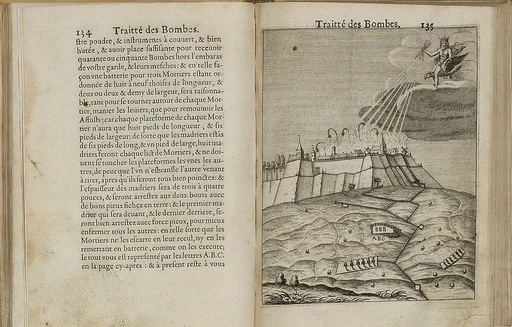 Pratiqve de la Guerre. Contenant l'usage de l'Artillerie, Bombes & Mortiers, Feux Artificiels & Petards, Sappes & Mines, Ponts & Pontons, Tranchees & Travaux, auec l'ordre des Assauts aux Breches. Ensemble vn traite des Feux de Ioye/par le sievr de Malthvs…