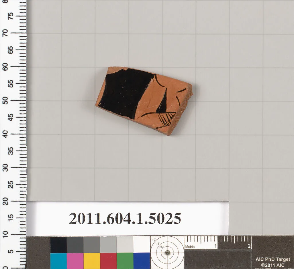 Terracotta fragment of a kylix (drinking cup) — Thorvaldsen Group