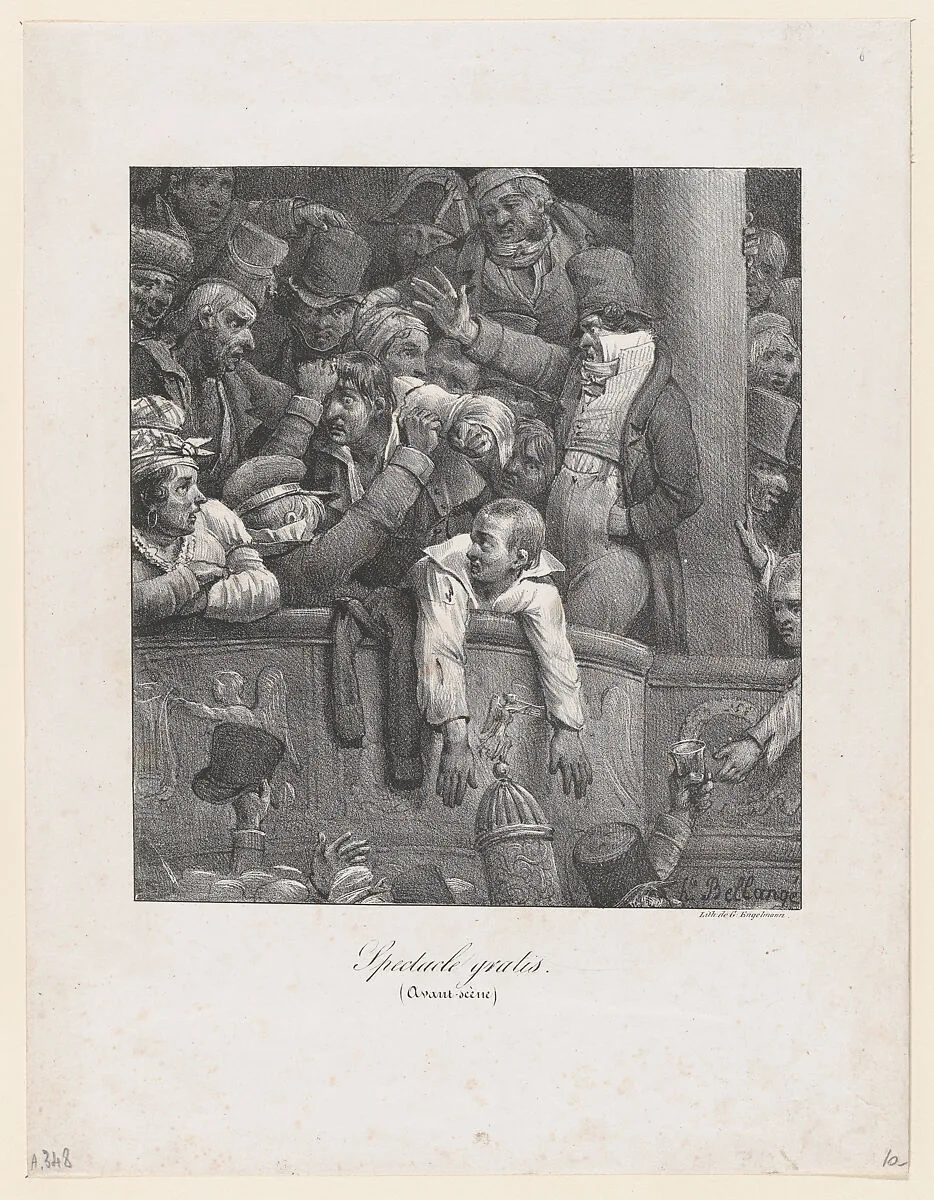 Free Performance (Loge closest to the stage) — Godefroy Engelmann|Hippolyte Bellangé