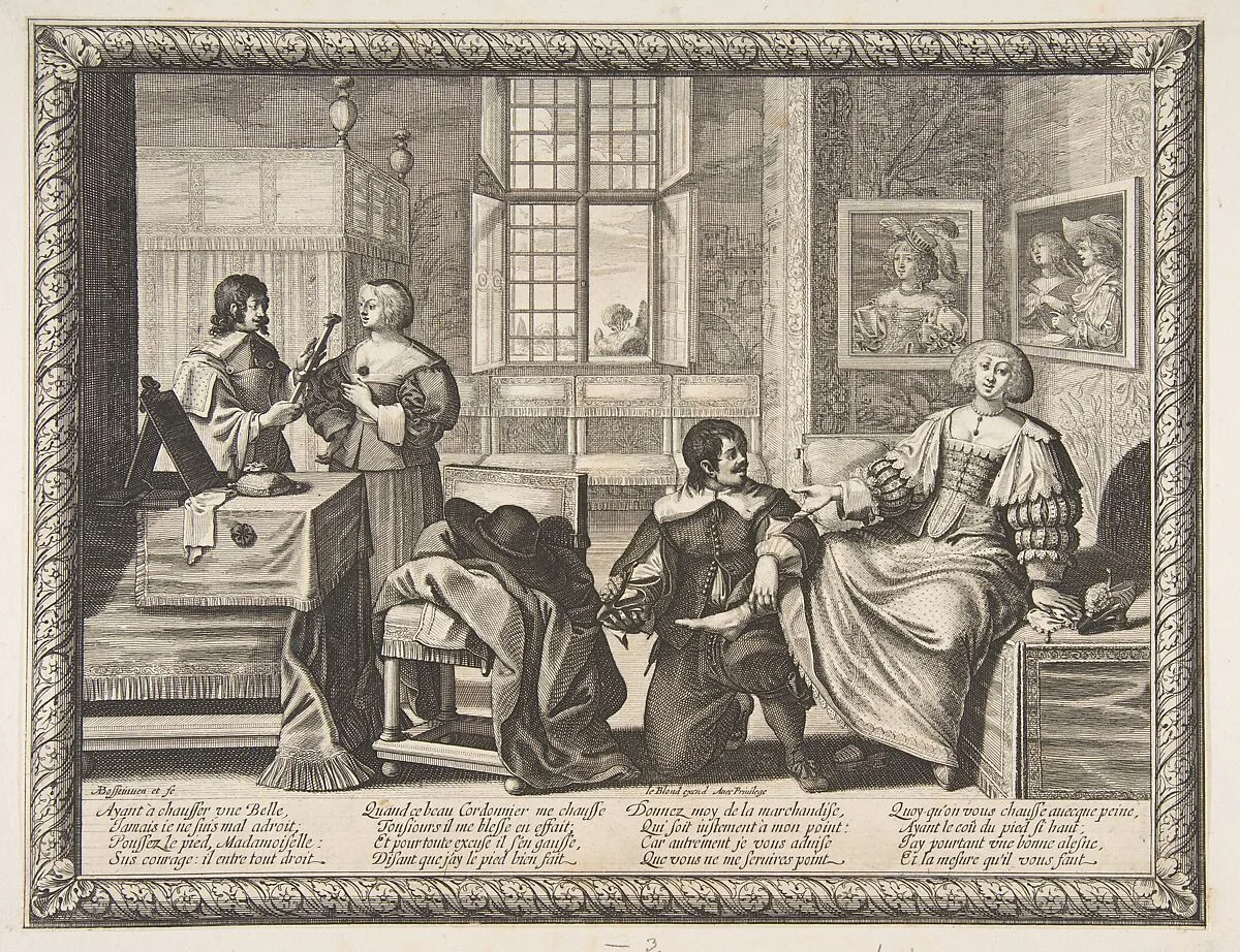 Shoemaker (Le Cordonnier) — Abraham Bosse|Jean I Leblond