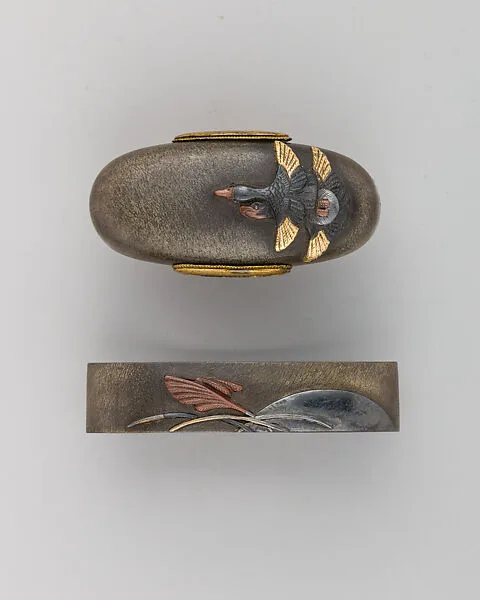 Sword-Hilt Collar and Pommel (Fuchigashira) — Unknown