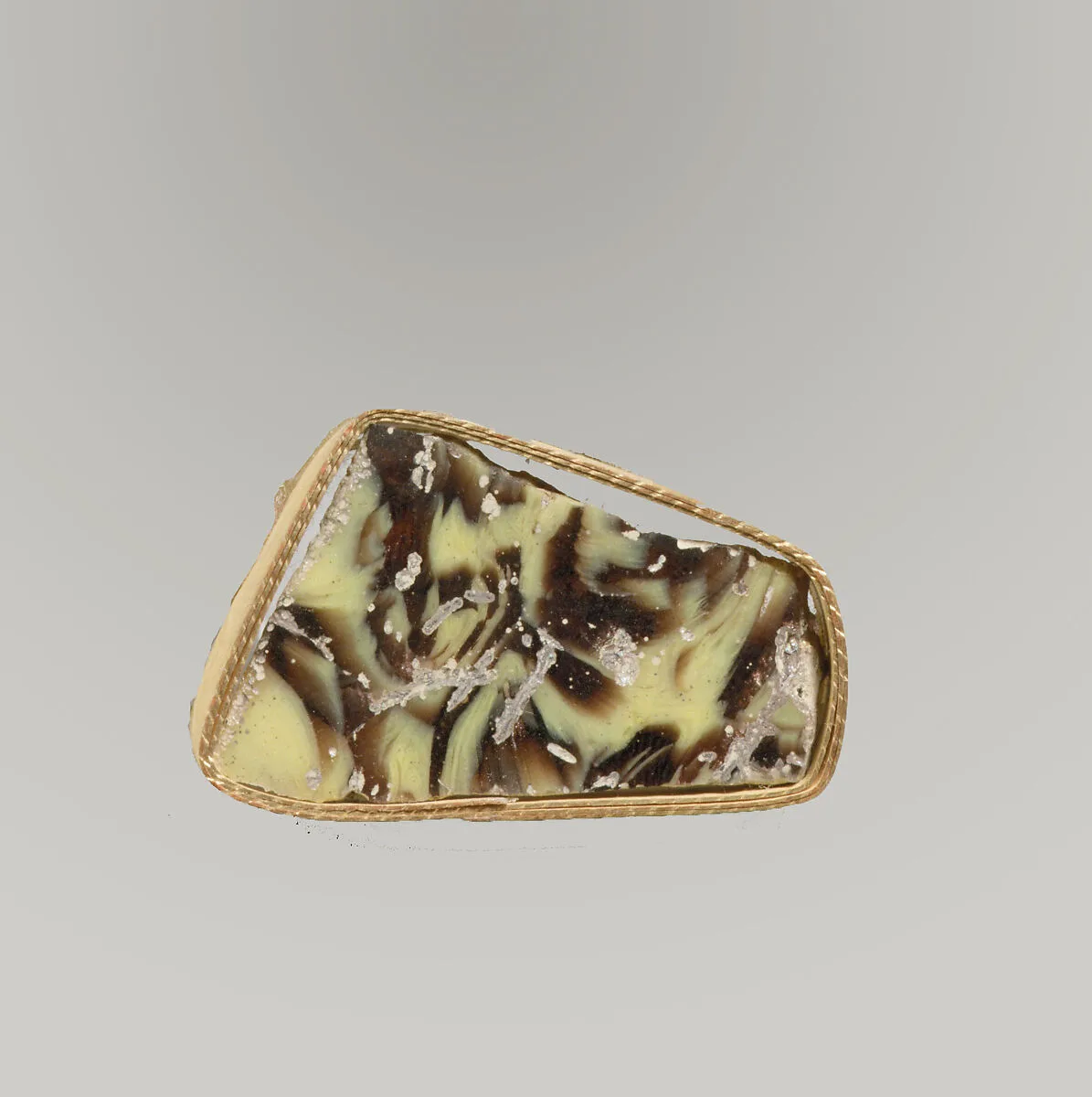 Glass mosaic inlay fragment — Unknown