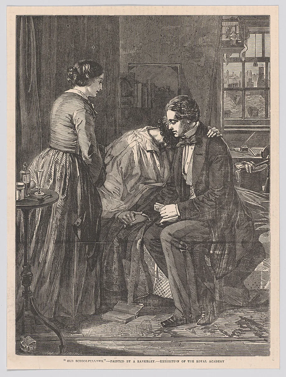 Old Schoolfellows, from "Illustrated London News" — Alfred Rankley|Harvey Orrin Smith