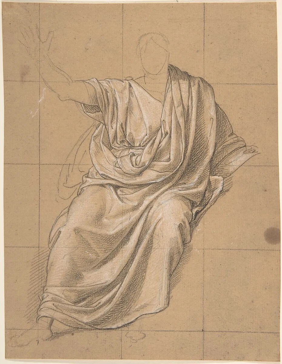 Study of Drapery — Jean-Baptiste Joseph Wicar