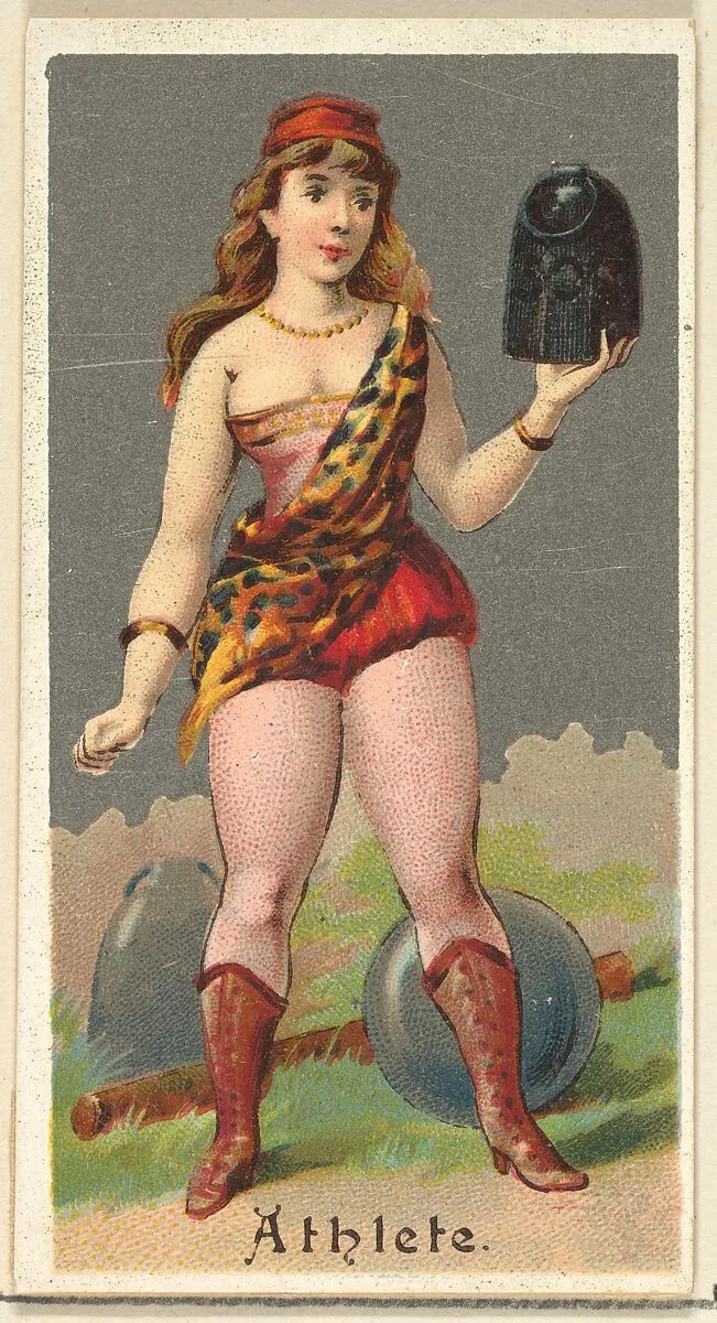 Athlete, from the Occupations for Women series (N166) for Old Judge and Dogs Head Cigarettes — Goodwin & Company