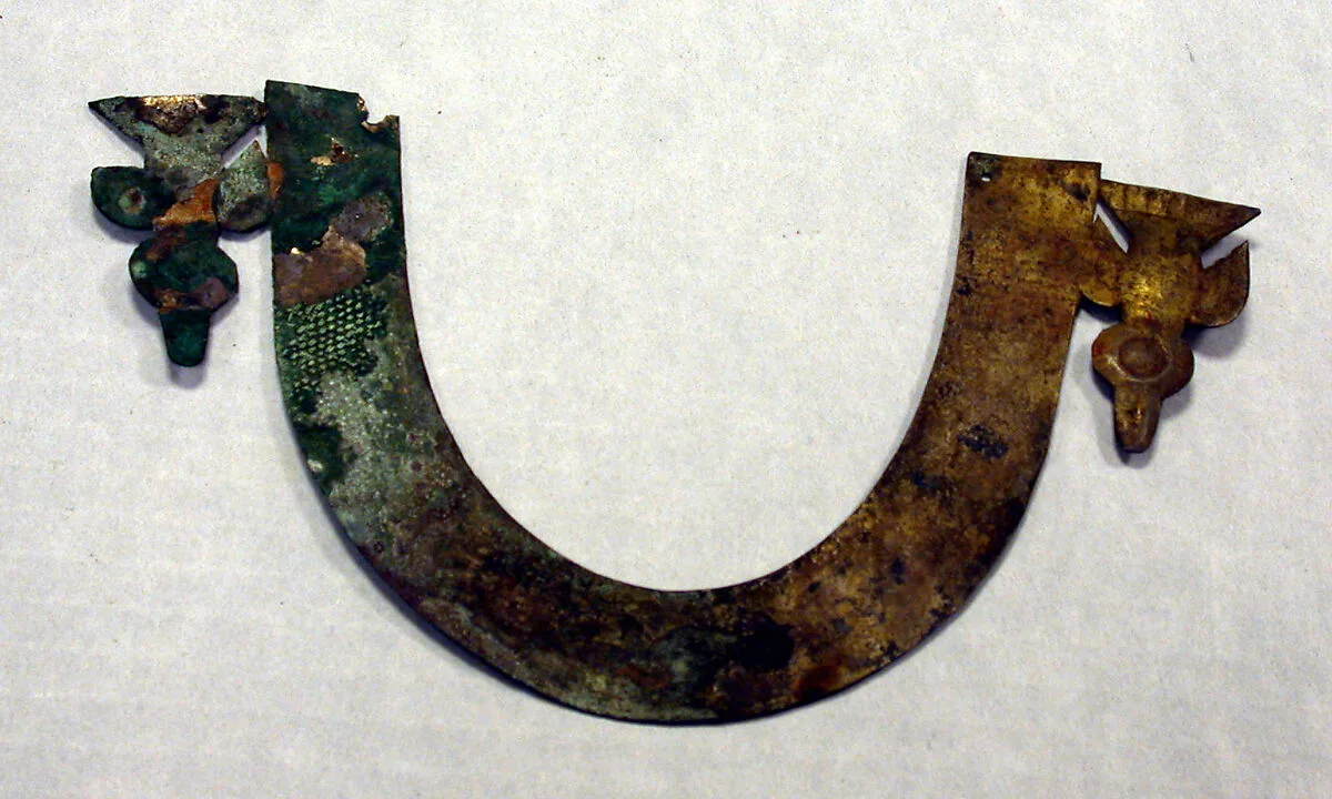 Hammered Silver Arc Ornament — Unknown