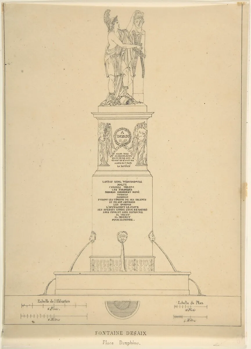 Fontaine Desaix — Charles Percier|Pierre François Léonard Fontaine