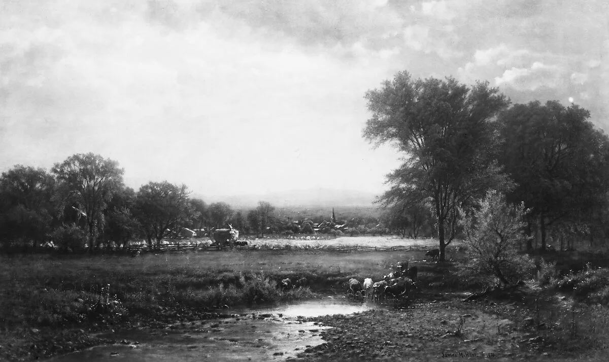 Pasture Scene — James M. Hart