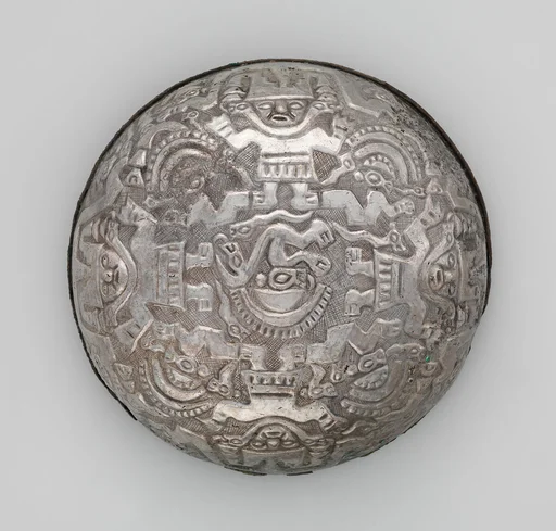 Double-Bottomed Bowl with Repousee Decoration