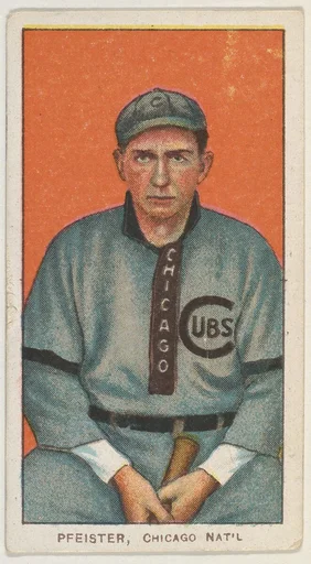 Pfeister, Chicago, National League, from the White Border series (T206) for the American Tobacco Company