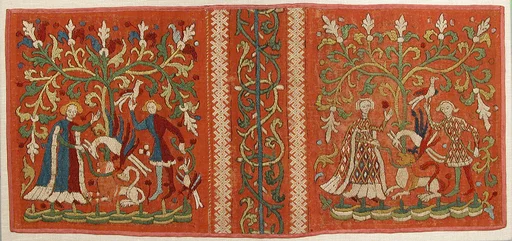 Embroideries with Allegorical Scenes