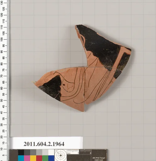 Terracotta fragment of a Nolan neck-amphora (jar)