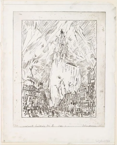 Woolworth Building No. 3 — John Marin