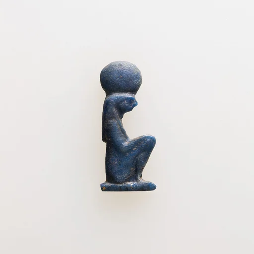 Amulet of Re-Harakhty squatting
