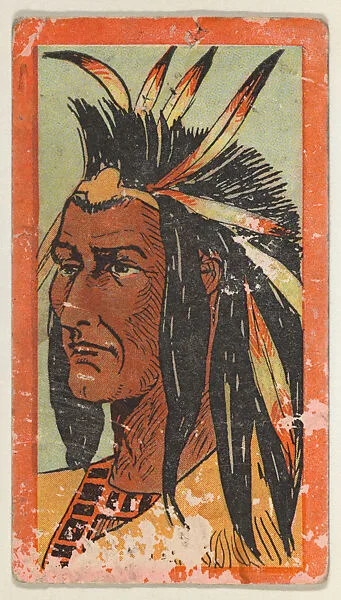 Opitchapon, from the "Indian Series" (T74), issued with Burley Cubs Cigars and Sweetbriar Cigarettes by the Booker Tobacco Company — Booker Tobacco Company, Lynchburg, Virginia