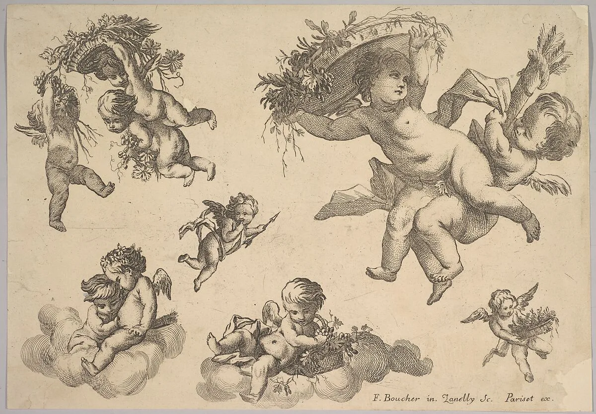 Groups of Children — François Boucher|D. P. Pariset|Lanelly