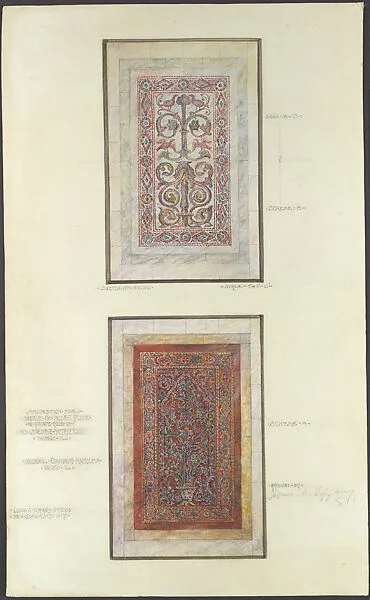 Suggestion for Marble & Mosaic Floor — Louis C. Tiffany|Louis C. Tiffany Studios Corporation, 1932-ca. 1938