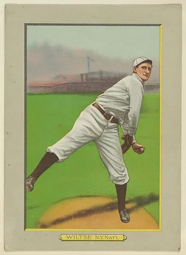 George Leroy "Hooks" Wiltse, Pitcher, New York Giants (National League), from Turkey Red Cabinets (T3)