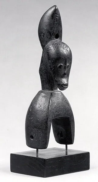 Heddle Pulley with Figure — Unknown