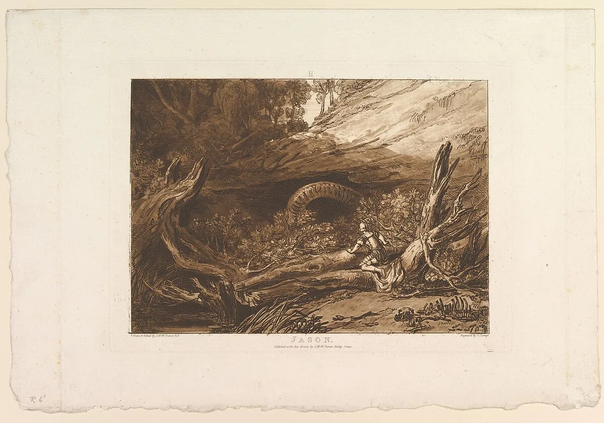 Jason (Liber Studiorum, part I, plate 6) — Joseph Mallord William Turner|Charles Turner|Joseph Mallord William Turner