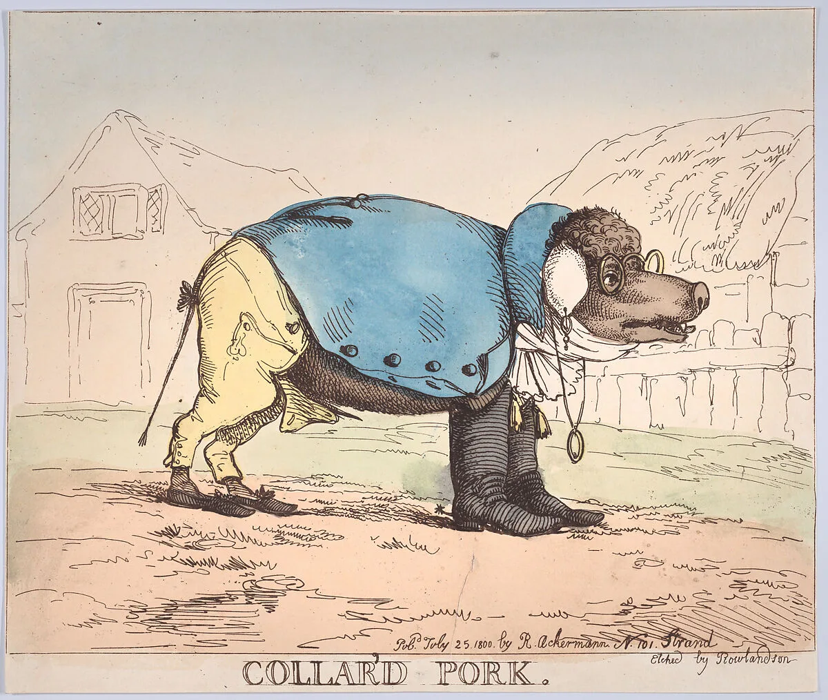 Collar'd Pork — Thomas Rowlandson|Rudolph Ackermann, London