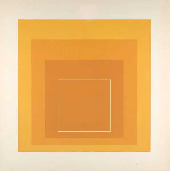 Proof for White Line Square series — Josef Albers|Gemini G.E.L.|Kenneth E. Tyler