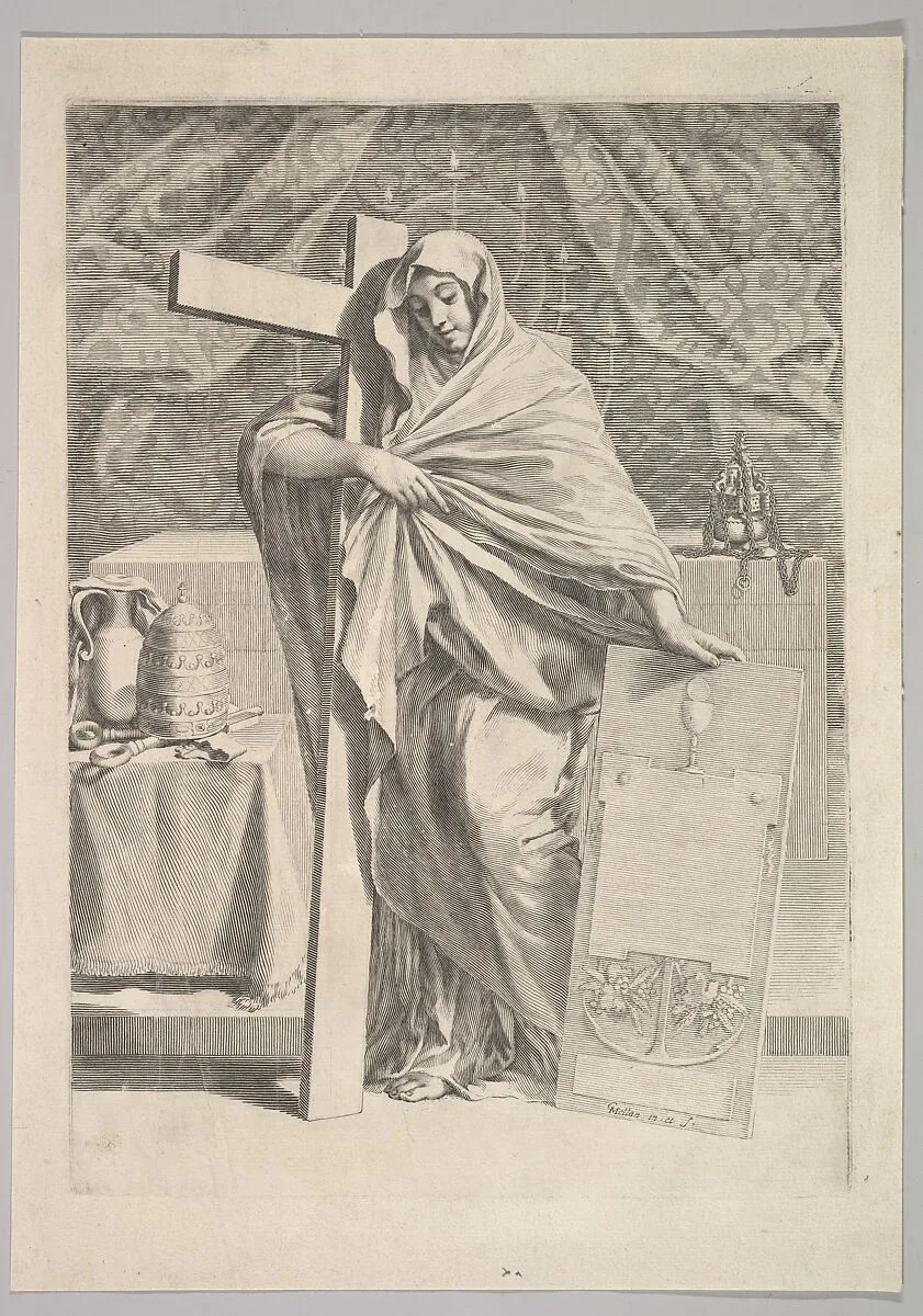 Personification of Faith — Claude Mellan