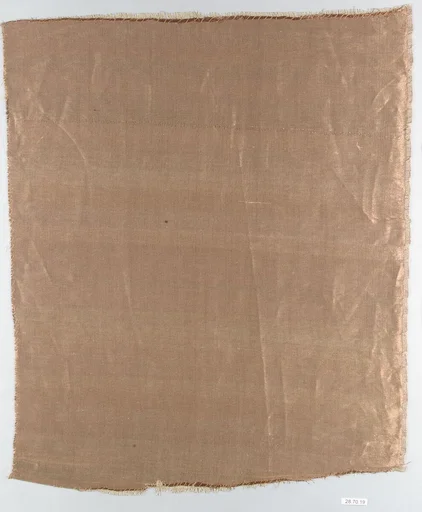 Copper metallic textile