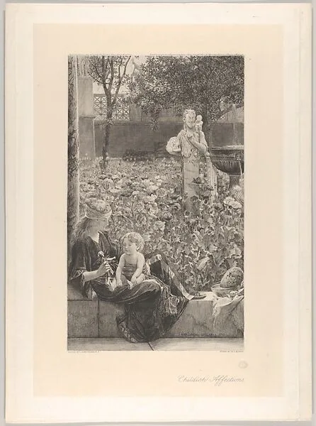 Childish Affections — Knoedler and Co.|Charles Oliver Murray|Sir Lawrence Alma-Tadema|British and Foreign Artists' Association