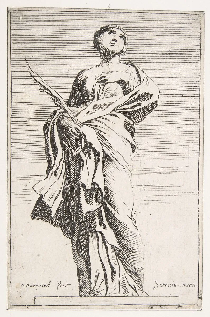 Standing Female Figure — Pierre Ignace Parrocel