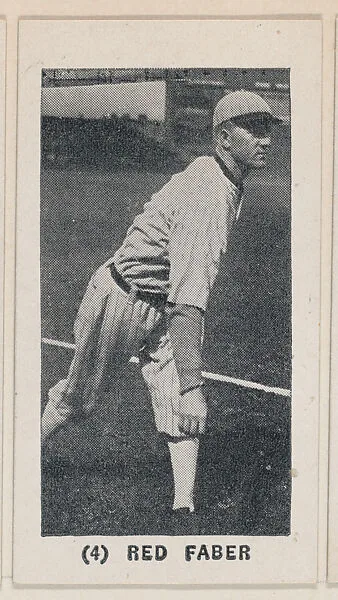 Red Faber from the Baseball Players photo series (W502) — Unknown