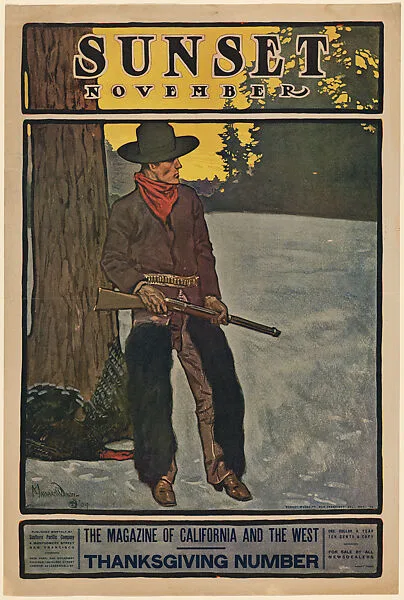Sunset Magazine: Thanksgiving Number, November — Lafayette Maynard Dixon