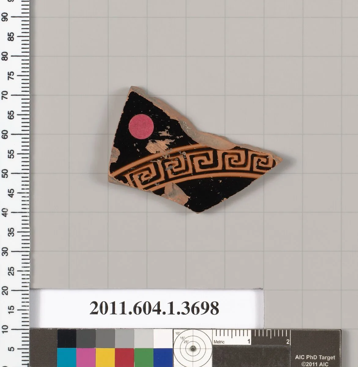 Terracotta fragment of a kylix (drinking cup) — Unknown