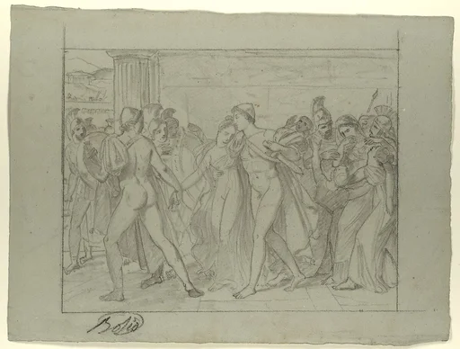 Composition Study for "Castor and Pollux Freeing Helen"
