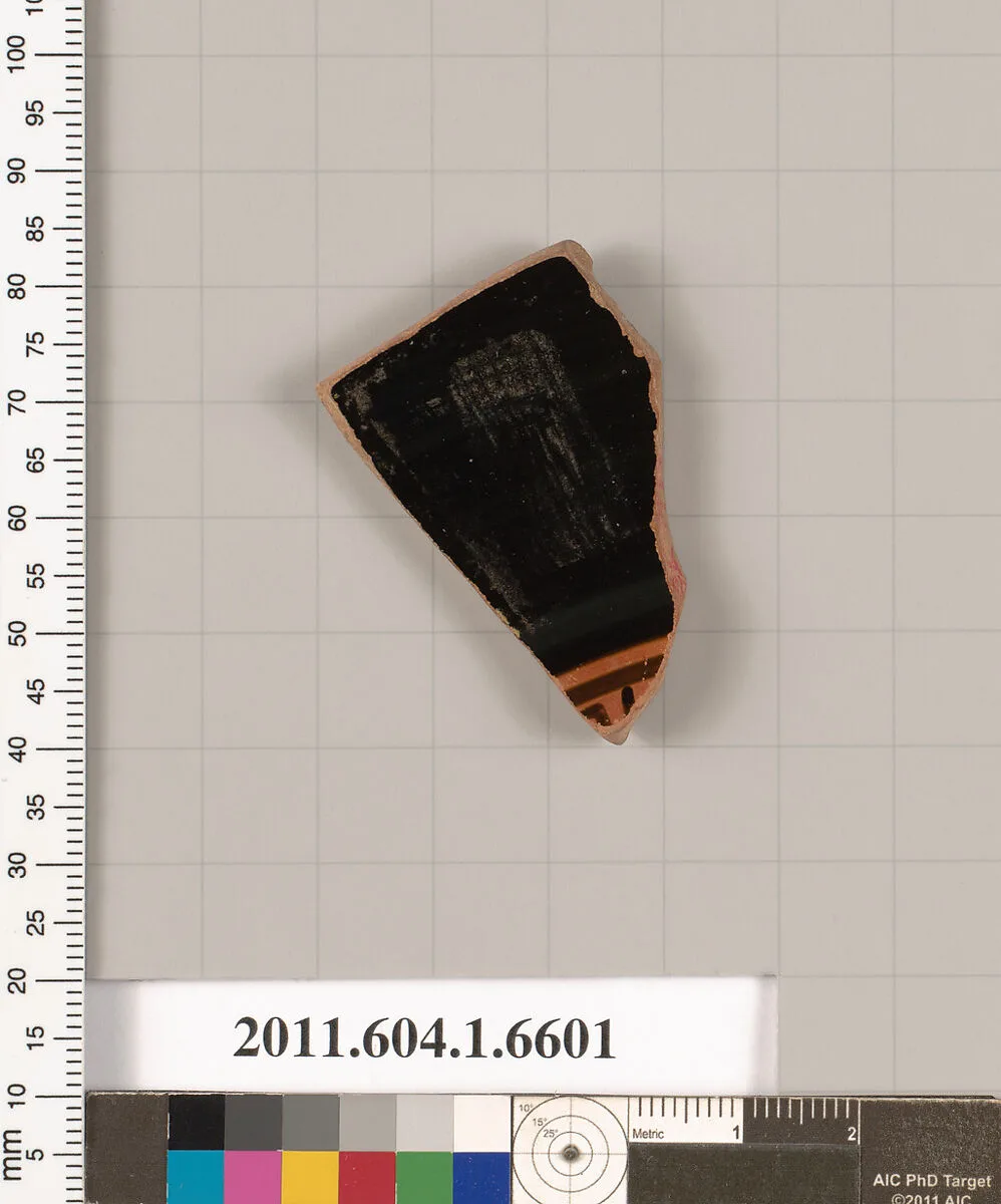Terracotta fragment of a kylix (drinking cup) — Unknown