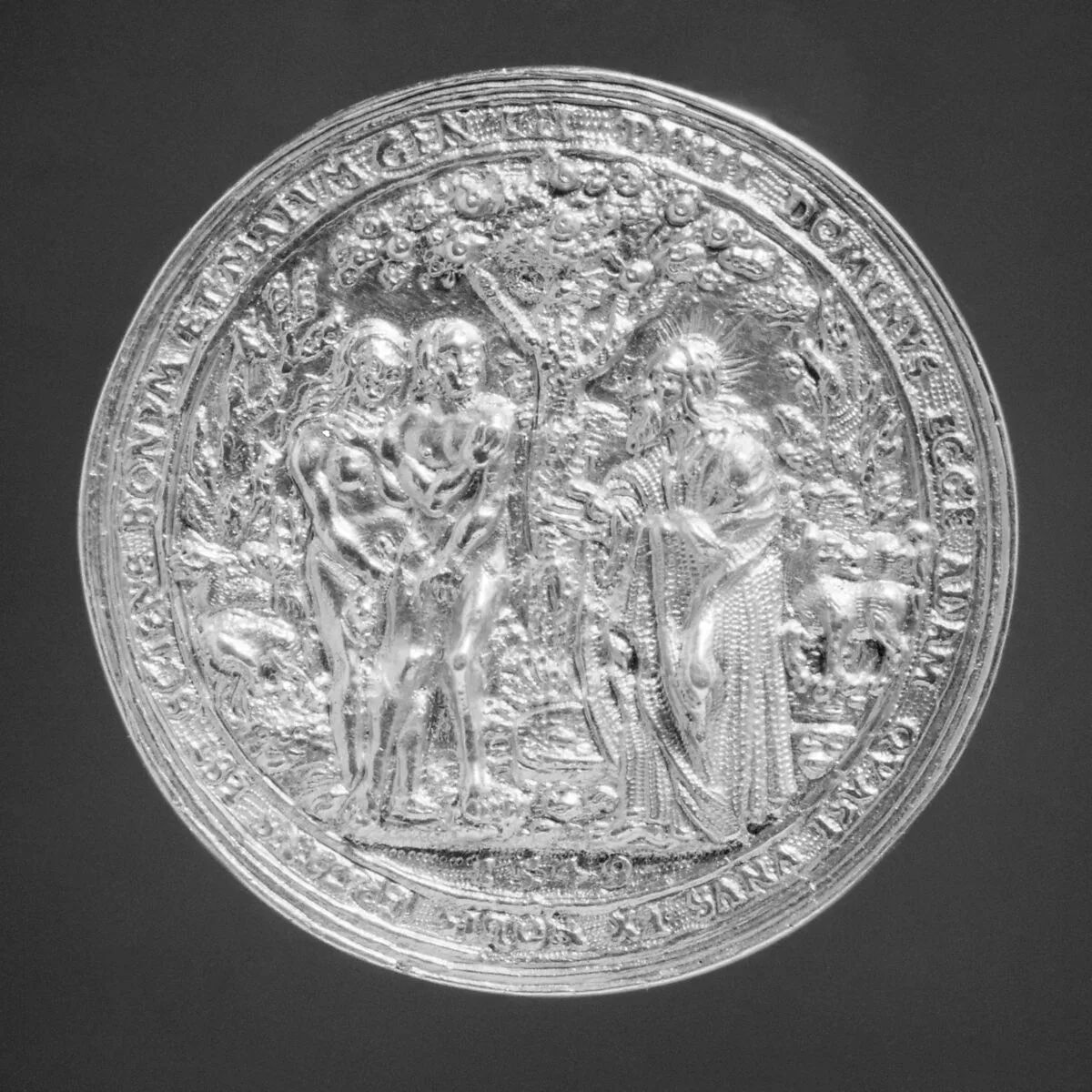 Adam and Eve in the Garden of Paradise — Master of 1549