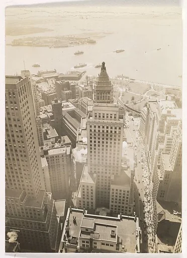 [Aerial View, Lower Manhattan, New York]