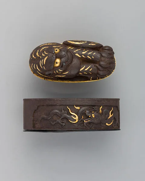 Sword-Hilt Collar and Pommel (Fuchigashira) — Unknown