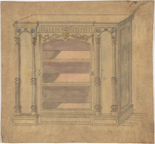 Cabinet Design with Central Shelves