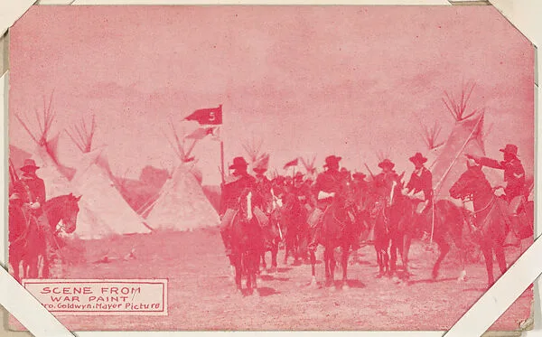 Scene from War Paint from Western Stars or Scenes Exhibit Cards series (W412) — Unknown
