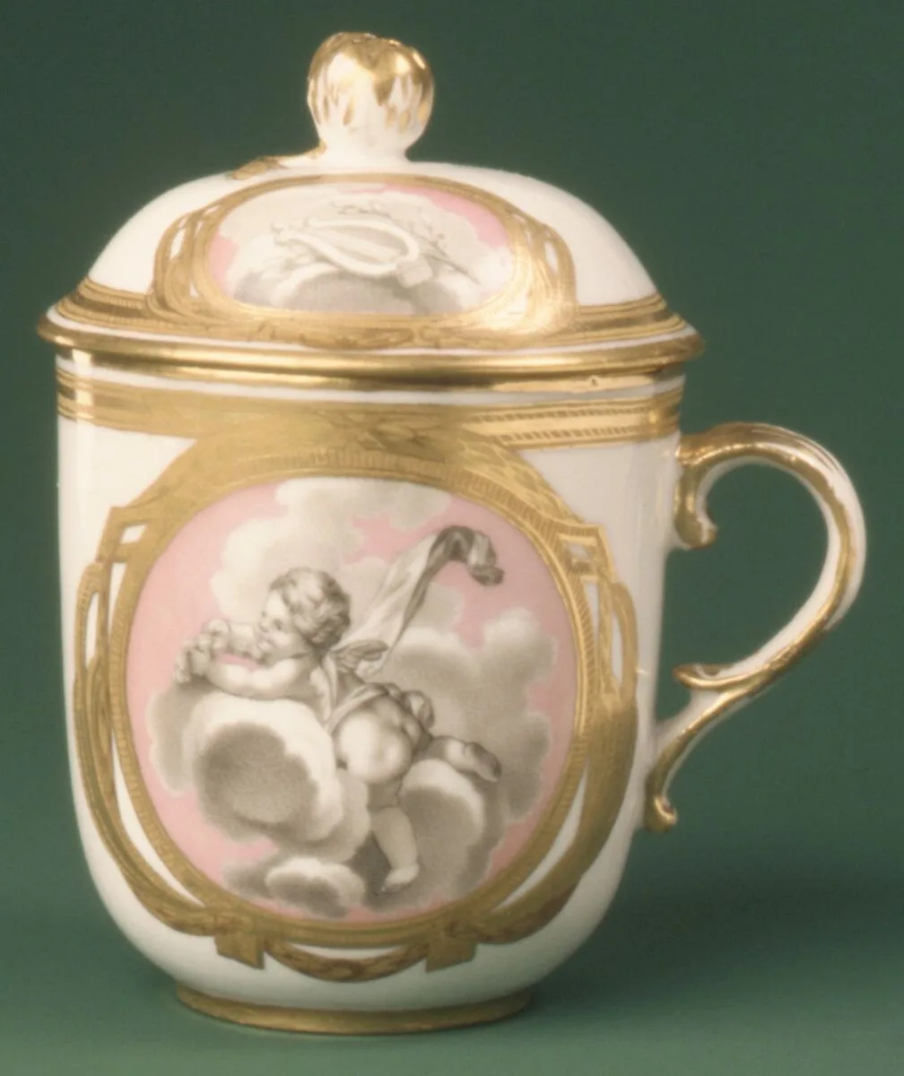Cup with cover (from a tea service) — Imperial Porcelain Manufactory, St. Petersburg